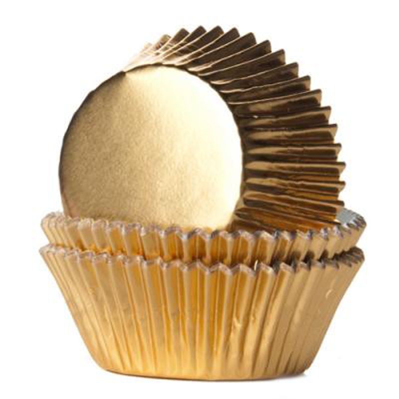 Muffinsformar - Metallic - Guld