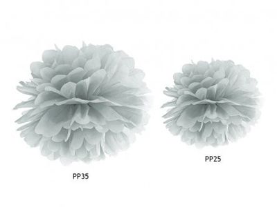 Pom Pom - Silver - 35cm