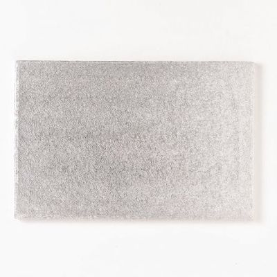Tårtbricka - Silver - Rektangel - 40x30cm - FunCakes