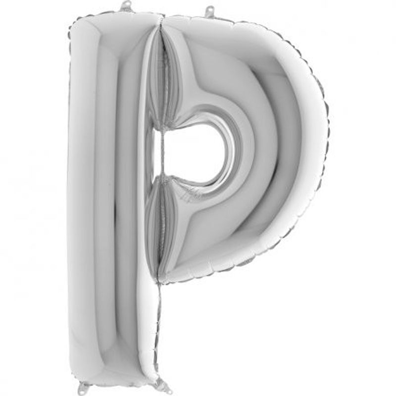 Bokstavsballong - Silver - 100 cm