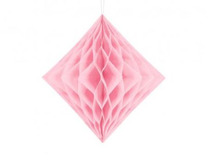 Honeycomb - Diamond - Ljusrosa