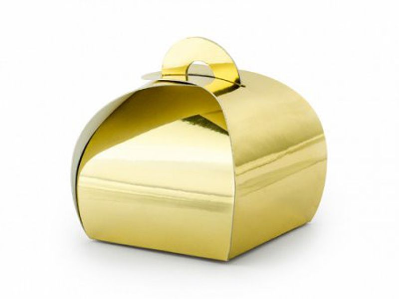 Presentask - 10-pack - Guldmetallic