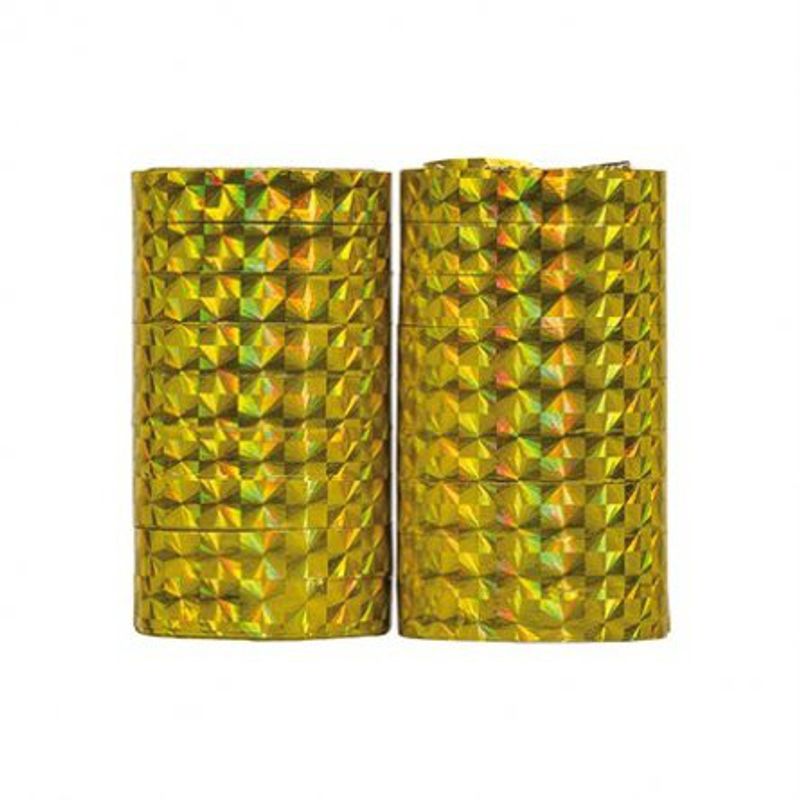Serpentiner - Holographic - Guld 