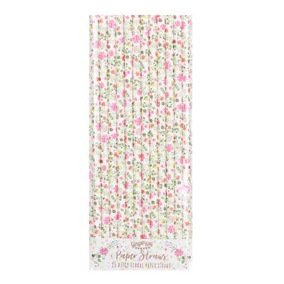 Floral pappers sugrör - Ditsy Floral