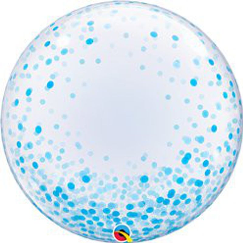 Folieballong - Bubble Blue