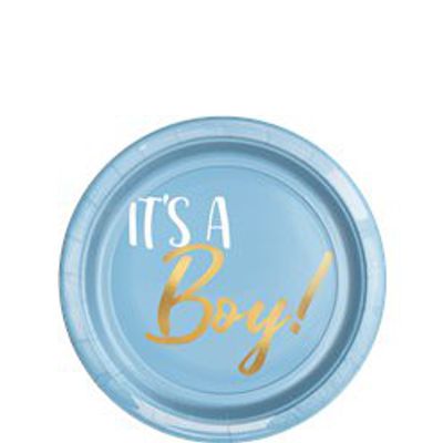 Desserttallrikar - Plast - it's a boy