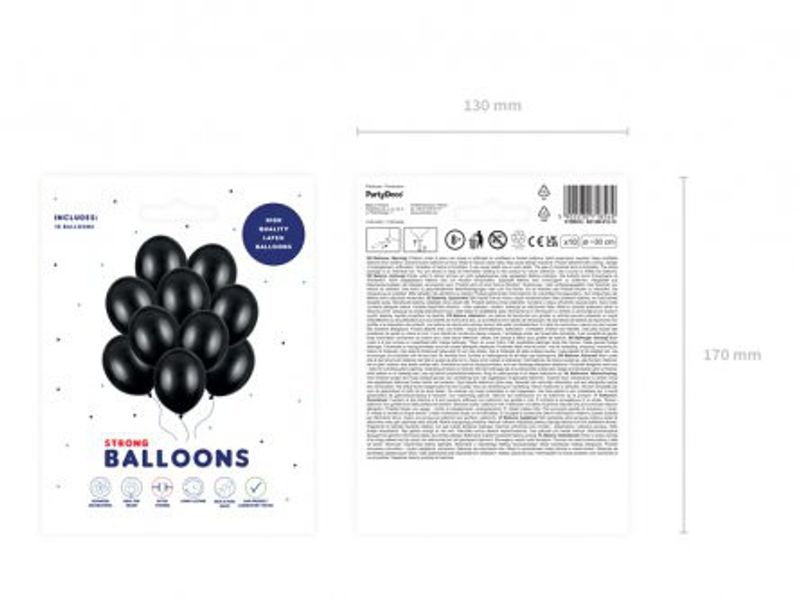 Ballonger - Metallic Black - 30cm