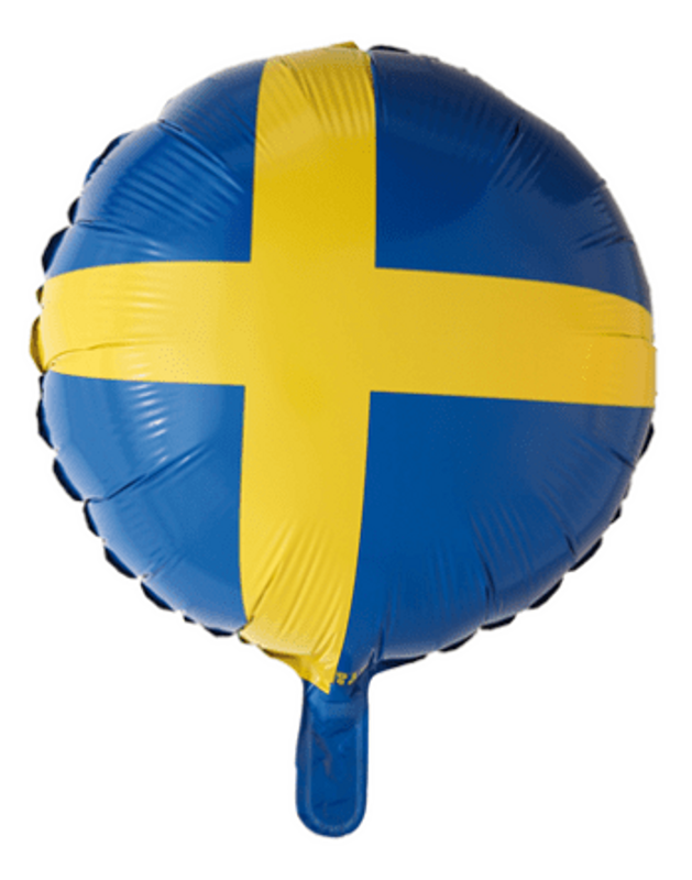 Folieballong - Rund - Sverige 
