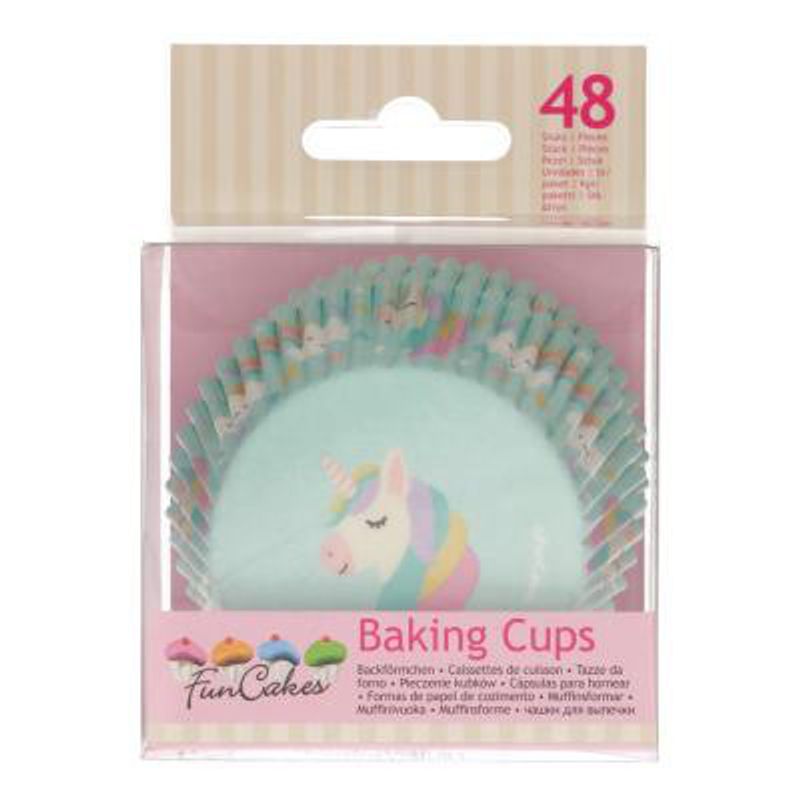 Muffinsformar - Unicorn - Mint - FunCakes