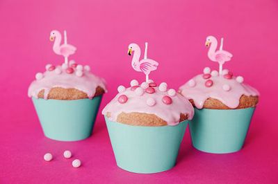 Tårtljus - Flamingos