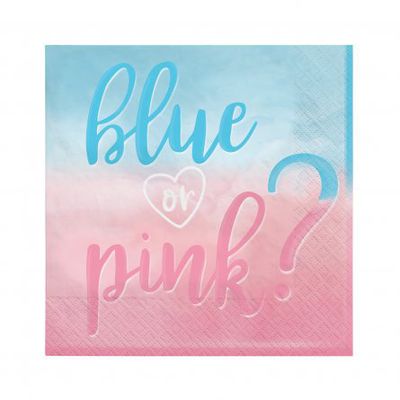 Servetter - The Big Reveal - Babyshower 