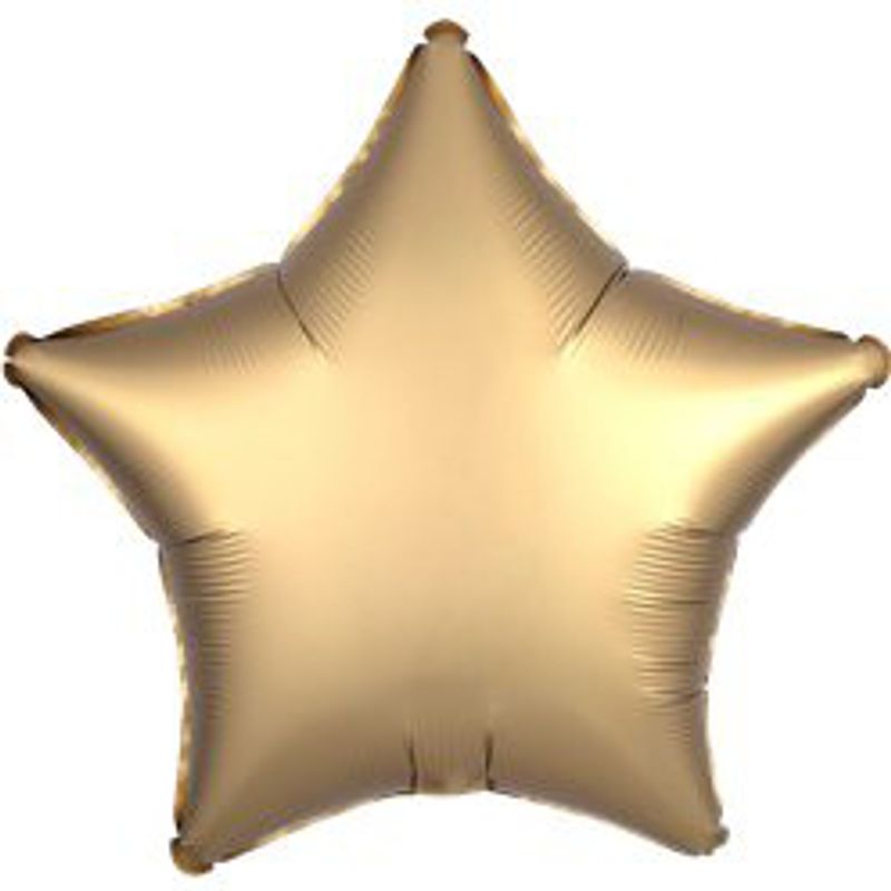 Folieballong - Stjärna - Guld**