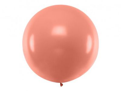 Klotballong - Jumbo - Metallic Roséguld**