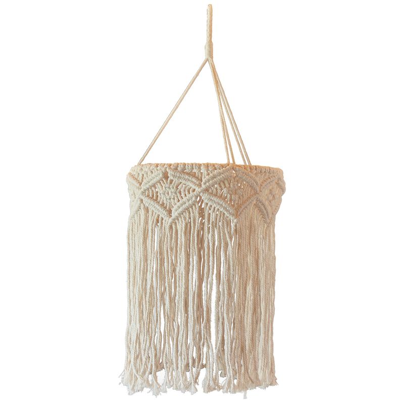 Virkad Takkrona Macrame 40cmx25cm