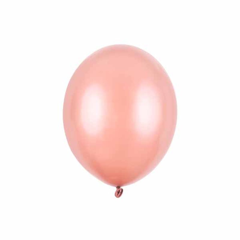 Miniballonger - Metallic Rose Gold - 100st