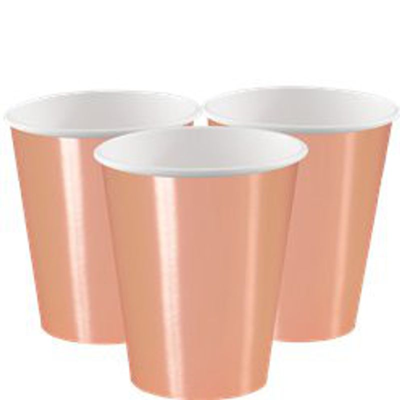 Pappmuggar - Roséguld**