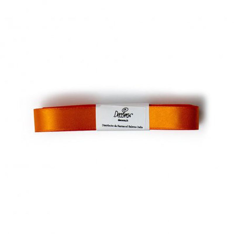 Satinband - Orange - 15mm x 5m