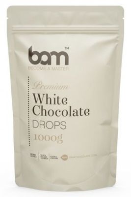 Vit choklad - Chokladknappar - BAM - 1kg
