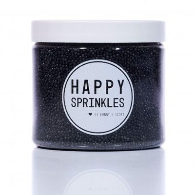 Happy Sprinkles - Strössel - Black Simplicity - 90g