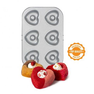 Donutsplåt - Hearts**