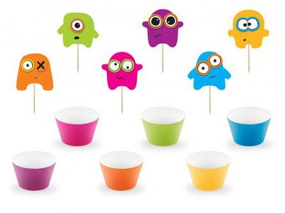 Cupcake kit - Monster Party