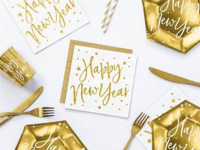 Servetter - Happy New Year - Vita