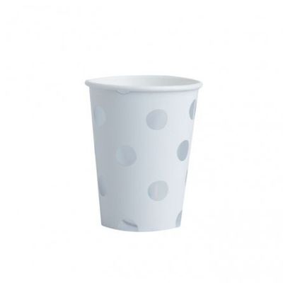 Pappmuggar - Silver Dots