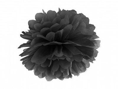 Pom Pom - Svart - 25cm