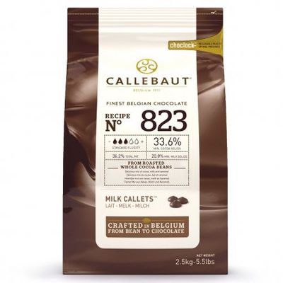 Mjölkchoklad - Chokladknappar - Callebaut - 2.5kg