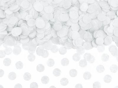 Konfetti - Papper - Vit*