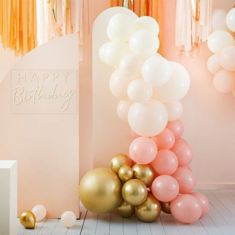 Ballongbåge - Mix it up - Peach