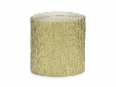 Streamers - Crepe - Guld