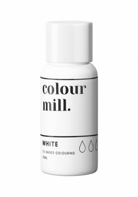 Ätbar färg - Colour Mill - White - 20 ml
