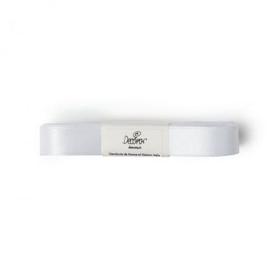 Satinband - Vit - 15mm x 5m