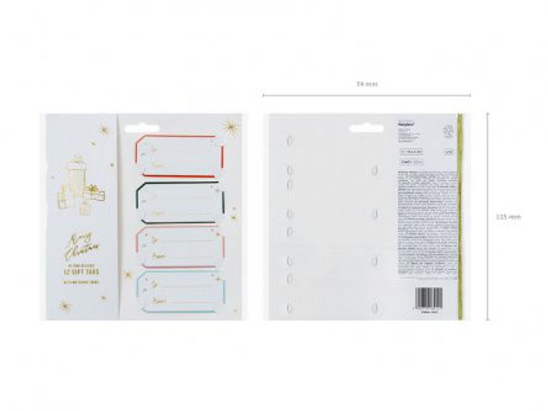 Tags - Mix - 12-pack