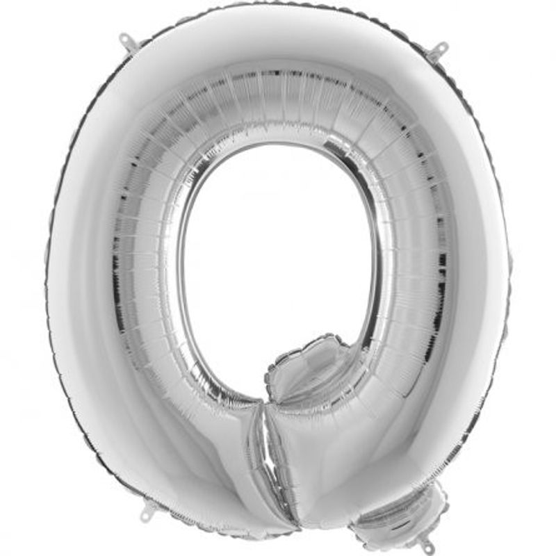 Bokstavsballong - Silver - 100 cm