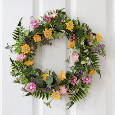Blomster dörrkrans
