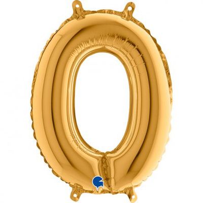 Sifferballong - Guld 35 cm