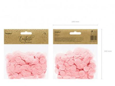 Konfetti - Papper - Ljusrosa