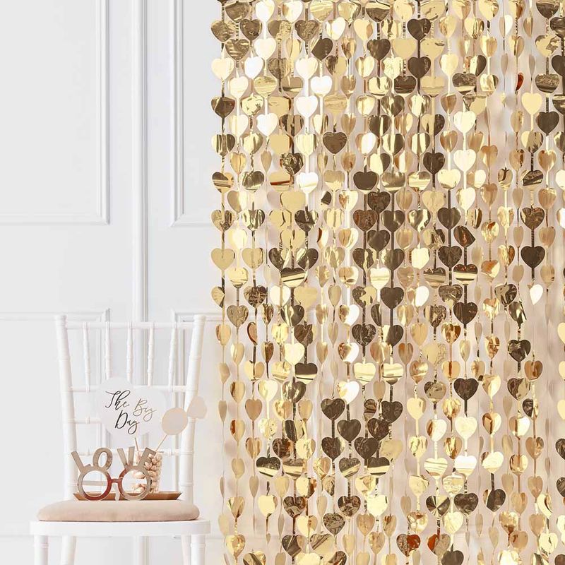 Backdrop - Gold Wedding