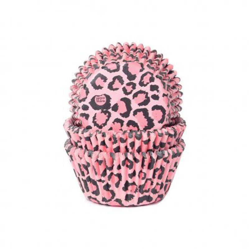 Muffinfsformar - Rosa - Leopard 