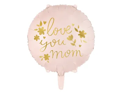 Folieballong love you mom
