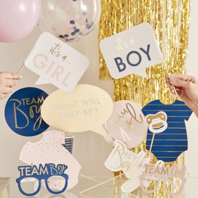 Photo Booth - Pink and Navy mix