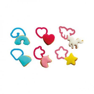 Utstickare - Unicorn - 6-pack