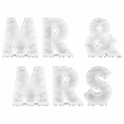 Ballongställ mosaik MR & MRS