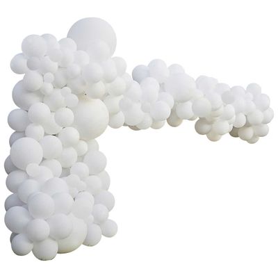 Ballongbåge LYX vita ballonger