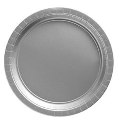 Papptallrikar - Silver**
