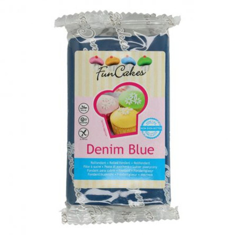 Sugarpaste - Denim Blue - FunCakes