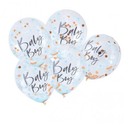 Konfettiballonger - Baby Boy