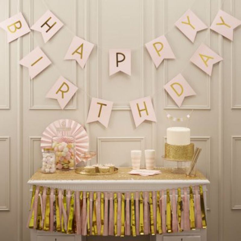 Vimpel - Happy Birthday - Pastel Perfection